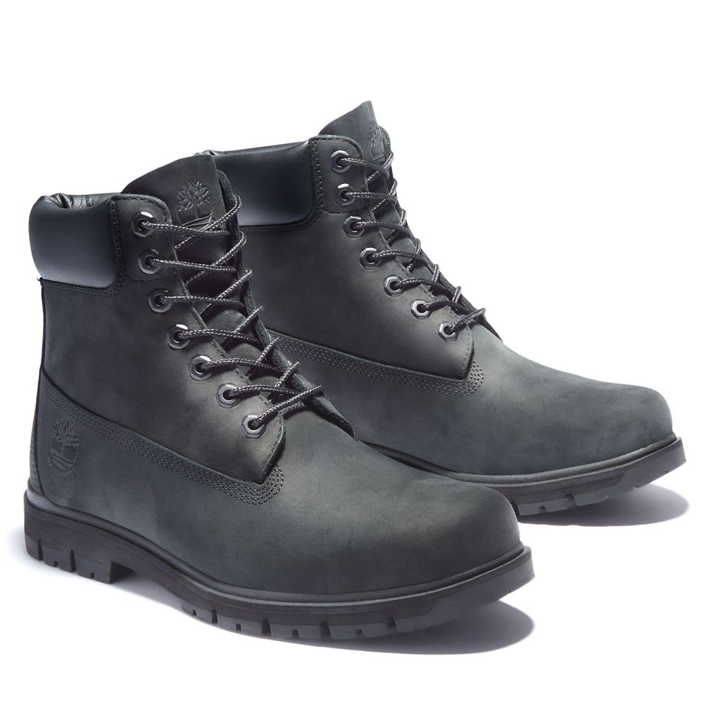 Timberland Mens 6-Inch Boots Radford Lightweight Waterproof - Black - India SK6319570